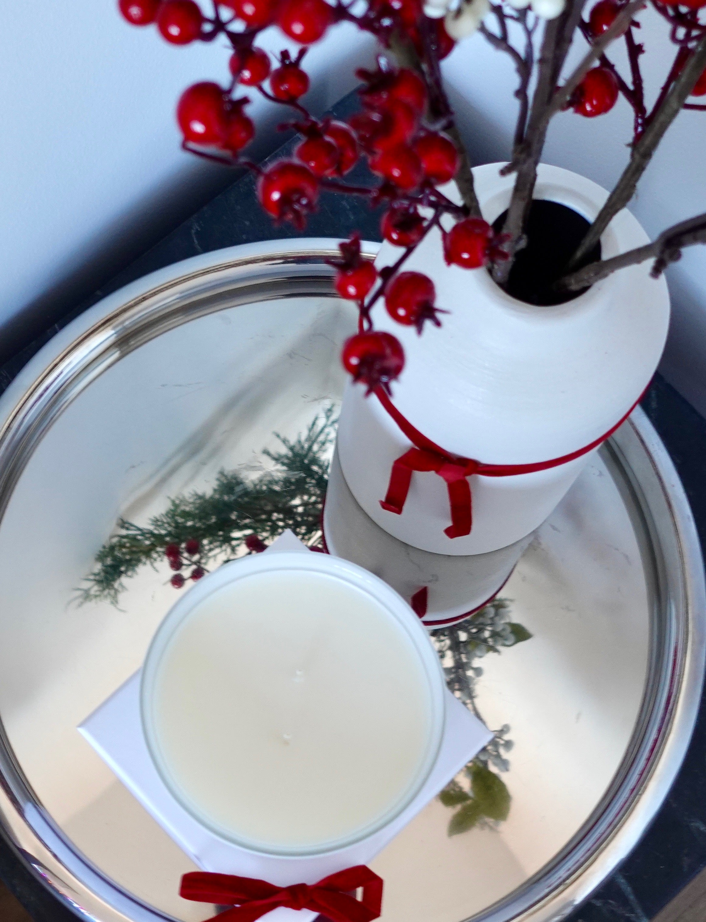 The Naughty Candle and Lingerie Set (Lace Bra and Lace Thong panty)