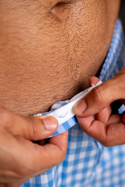 The Gingham Blue Cotton Boxer