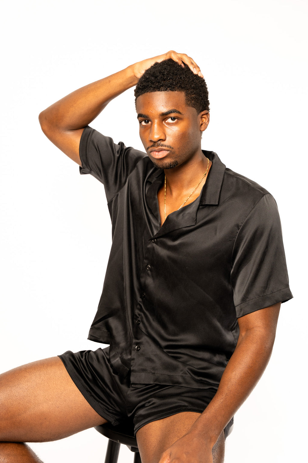 The Naughty Candle and Silk Button Down