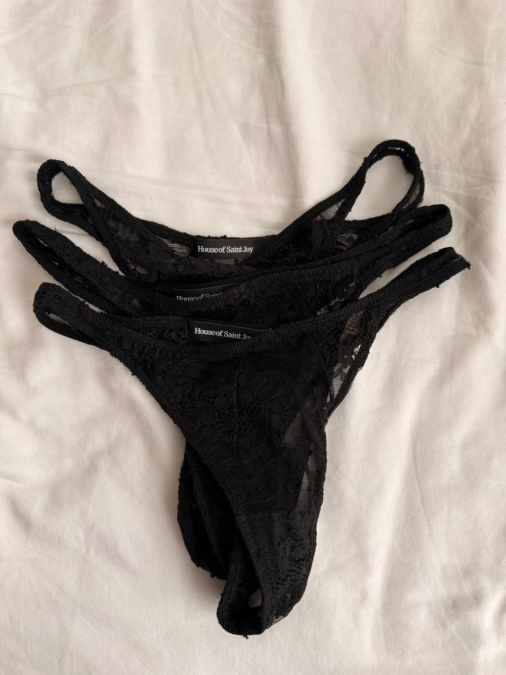 The Lace Thong Panty Trio